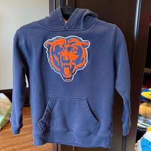 Kids Navy Blue Hoodie with Bear Logo